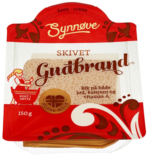 Bilde: © Synnøve / Kolonial.no Synnøve Synnøve Gudbrand Skivet 150 g