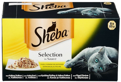 Bilde: © Sheba / Kolonial.no Sheba Fjerkræ Delikatesser 680 g