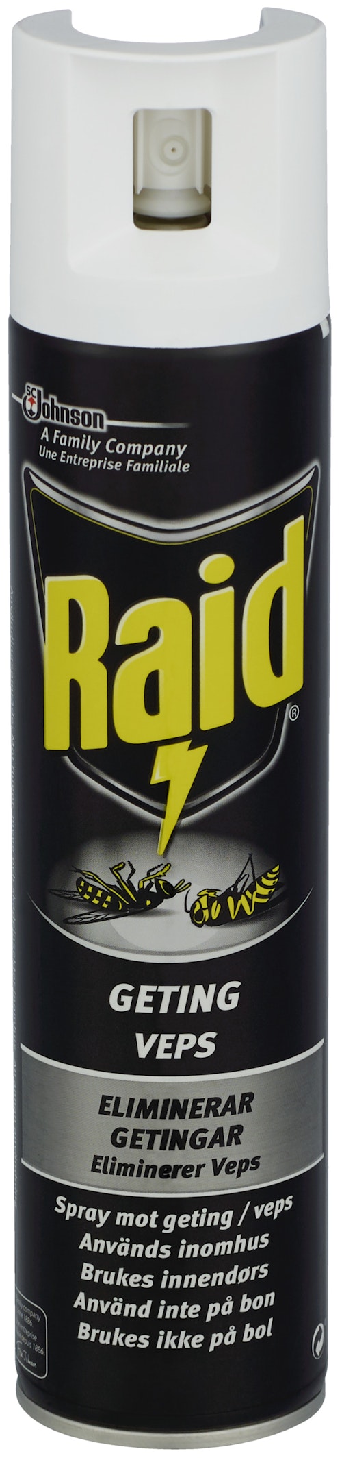 Bilde: © Raid / Oda Raid Insektsmiddel mot Veps