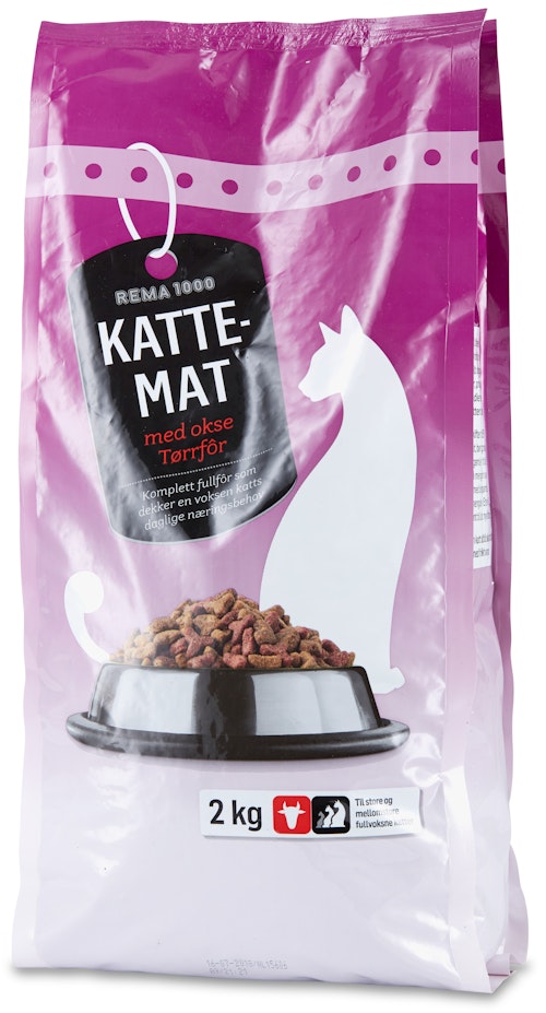 Bilde: © REMA 1000 / Kolonial.no REMA 1000 Kattemat Tørrfor 2 kg