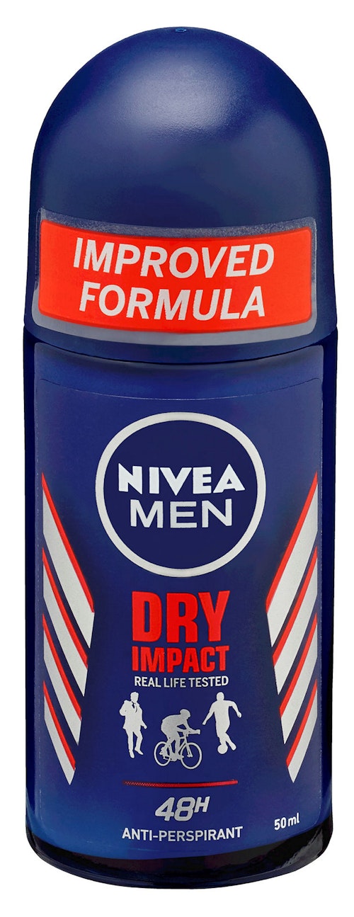 Bilde: © Nivea / Oda Nivea Dry Impact Deo Rollon, 50 ml