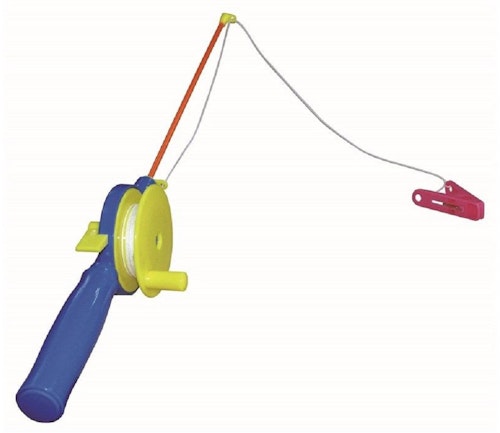 Bilde: © Amo Toys / Oda Amo Toys Krabbefiskestang med snelle, klype og snøre 1 stk