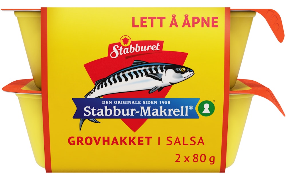 Stabburet Stabbur-makrell Hakket Salsa 2 x 80g