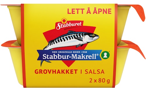 Bilde: © Stabburet / Oda Stabburet Stabbur-makrell Hakket Salsa 2 x 80g, 160 g