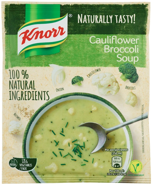Bilde: © Knorr / Oda Knorr Blomkål- og Brokkolisuppe 52 g
