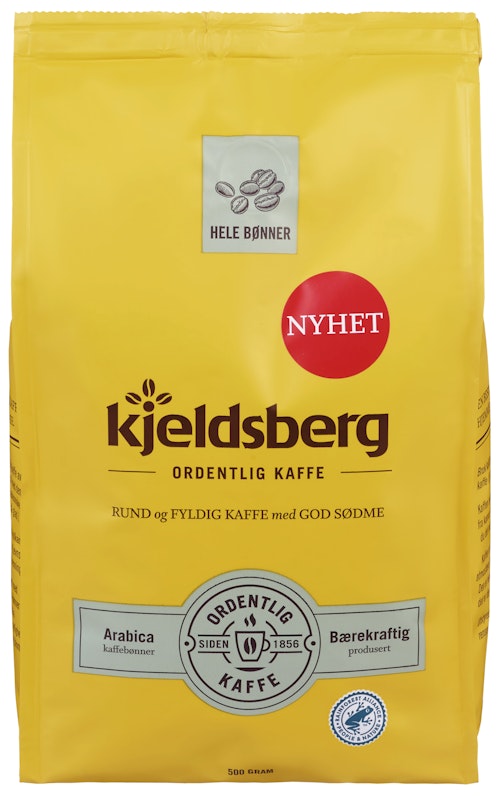 Bilde: © Kjeldsberg Kaffebrenneri / Oda Kjeldsberg Kaffebrenneri Hele Bønner 500 g