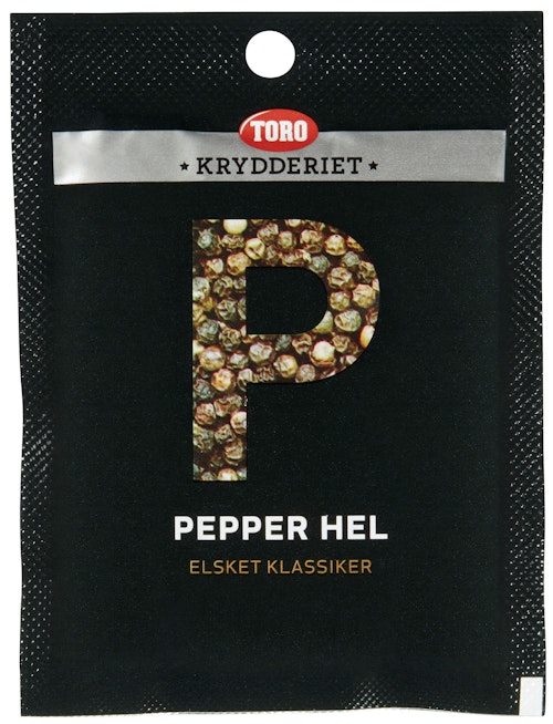 Bilde: © Toro / Kolonial.no Toro Hel Sort Pepper 21 g