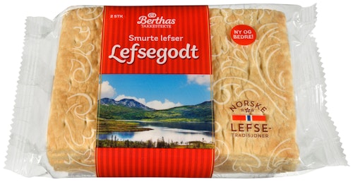 Bilde: © Berthas / Kolonial.no Berthas Lefsegodt 2 stk, 220 g