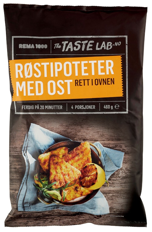 REMA 1000 Røstipoteter med Ost Taste Lab