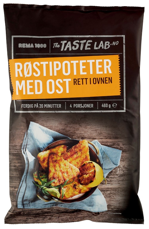 Bilde: © REMA 1000 / Oda REMA 1000 Røstipoteter med Ost Taste Lab
