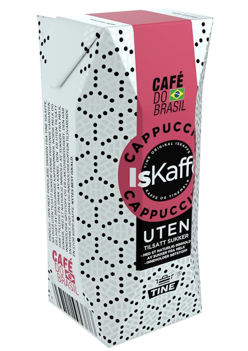 Bilde: © Tine / Kolonial.no Tine Iskaffe Cappuccino Zero 0,33 l