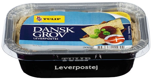 Bilde: © Tulip / Oda Tulip Grov Dansk Leverpostei Ovnsbakt, 200 g