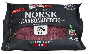 Bilde: © Gilde / Oda Gilde Karbonadedeig 5% fett, 0,4 kg