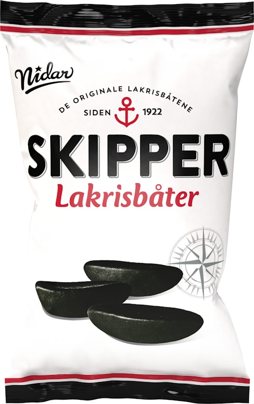 Bilde: © Nidar / Oda Nidar Skipper Lakrisbåter 200 g