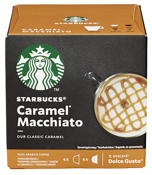 Dolce Gusto Starbucks Caramel Macchiato 12 stk