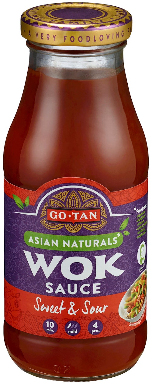 Bilde: © Go Tan / Kolonial.no Go Tan Sweet & Sour Wok 240 ml