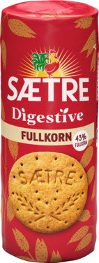 Bilde: © Sætre / Oda Sætre Digestive Fullkorn 400 g