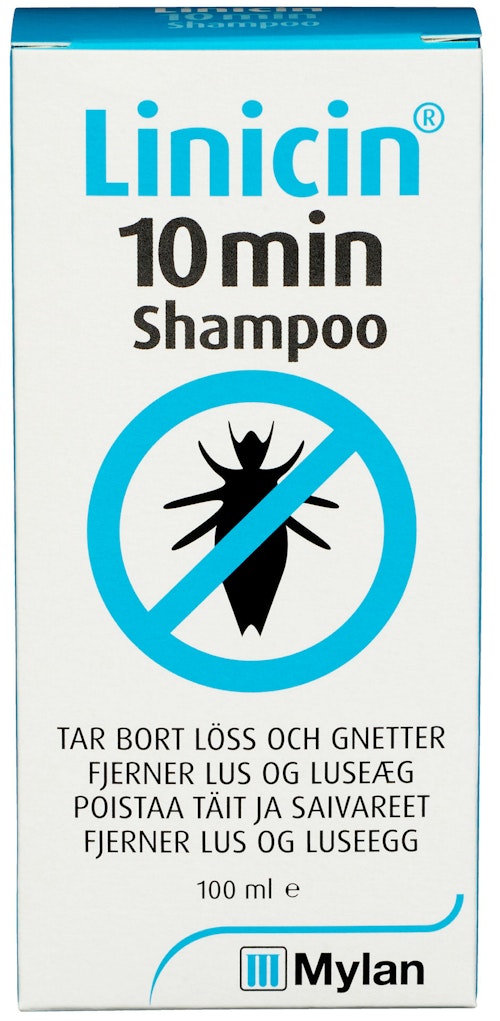 10 Minutter Linicin Shampoo Mot Lus, 100 ml