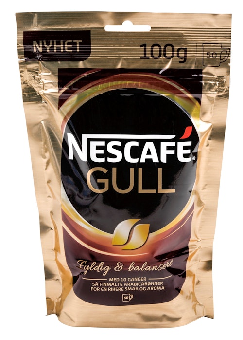 Bilde: © Nescafé / Kolonial.no Nescafé Nescafé Gull 100g Refill, 100 g