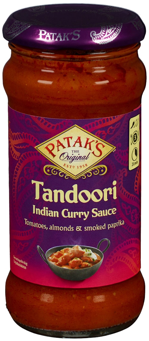 Bilde: © Patak's / Kolonial.no Patak's Tandoori Cooking Sauce 350 g