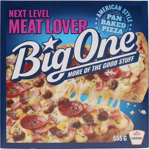 Bilde: © Big One / Kolonial.no Big One Big One Meat Lover Pizza 555 g
