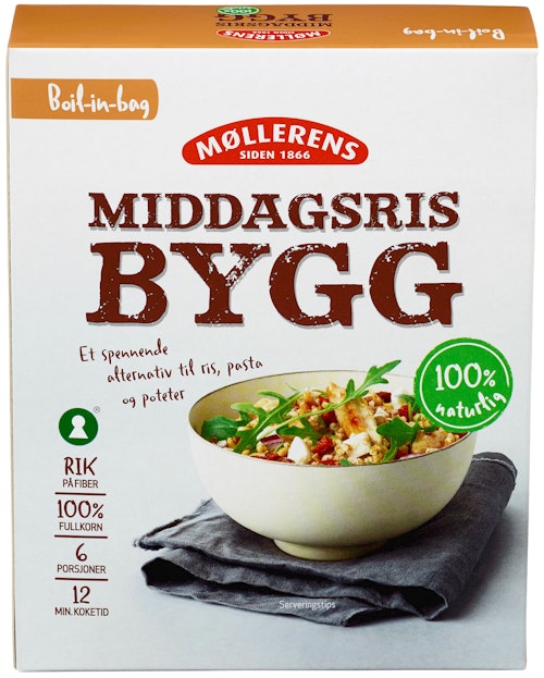 Bilde: © Møllerens / Oda Møllerens Byggris Boil-in-bag