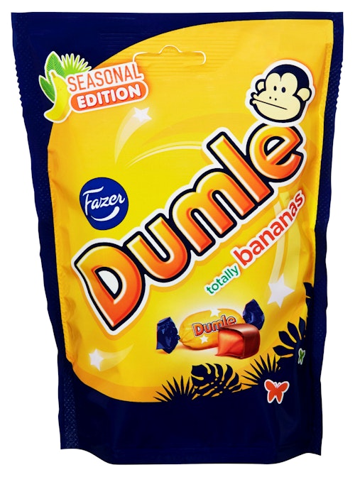 Bilde: © Fazer / Kolonial.no Fazer Dumle Karamell Bananas 120 g