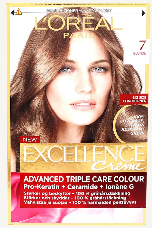 Bilde: © L'Oreal / Kolonial.no L'Oreal Excellence 7 Blond 1 stk