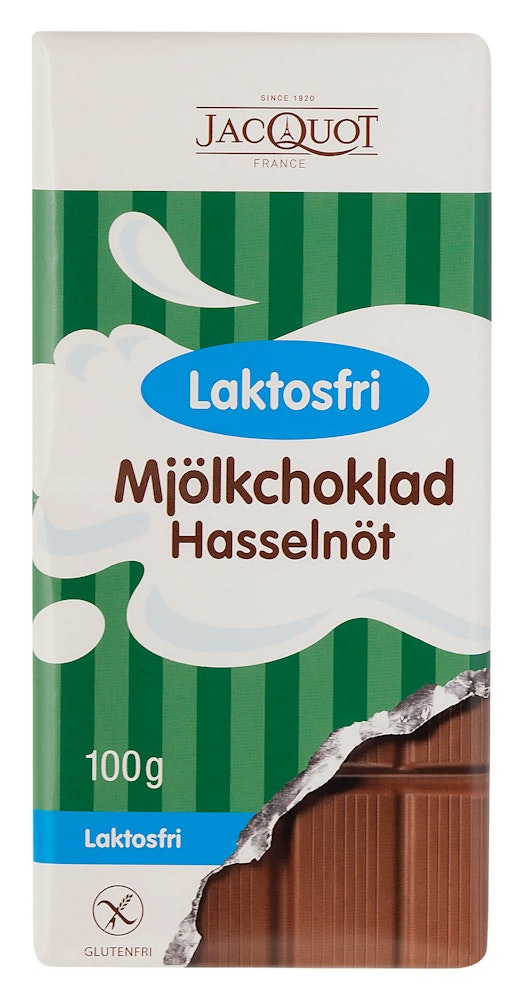 Melkesjokolade Hasselnøtt Laktosfri