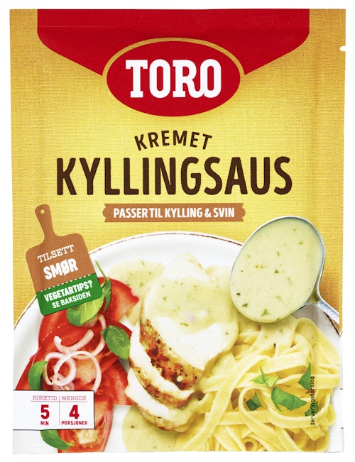 Bilde: © Toro / Kolonial.no Toro Kremet kyllingsaus 30 g