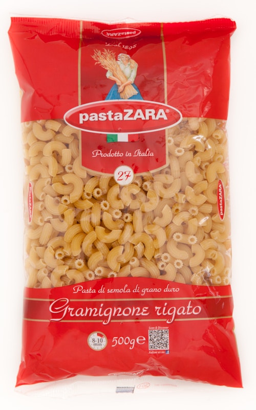 Bilde: © Pasta Zara / Oda Pasta Zara Makaroni 500 g