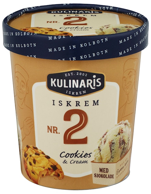 Bilde: © Kulinaris / Oda Kulinaris Cookies & Vanilje-Iskrem