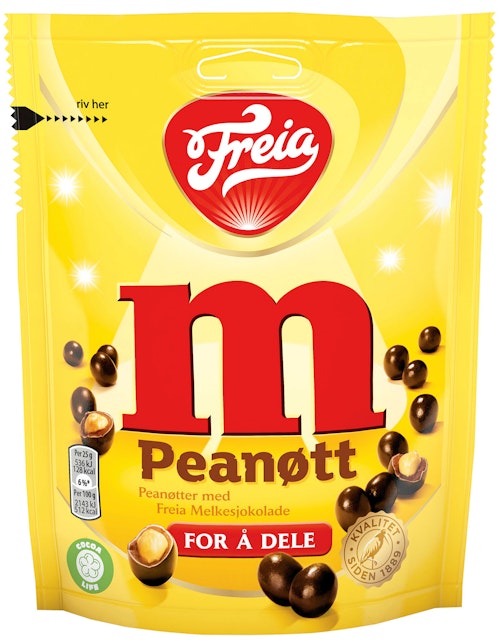 Bilde: © Freia / Kolonial.no Freia M Partysize 180 g