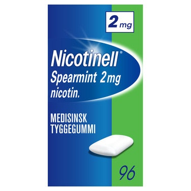 Bilde: © Nicotinell / Oda Nicotinell Nicotinell Tyggegummi Spearmint 2 mg