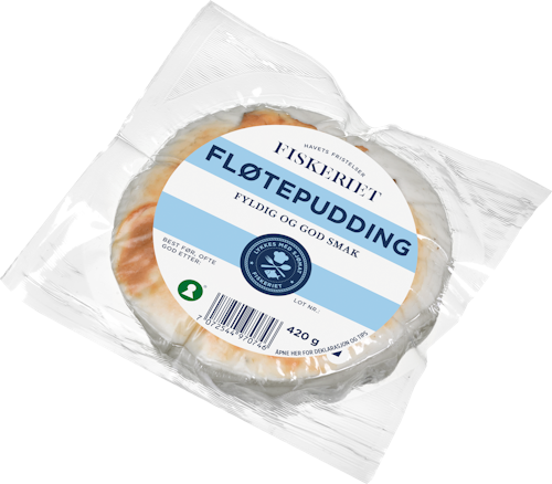 Bilde: © Fiskeriet / Kolonial.no Fiskeriet Fløtepudding 54%, 420 g