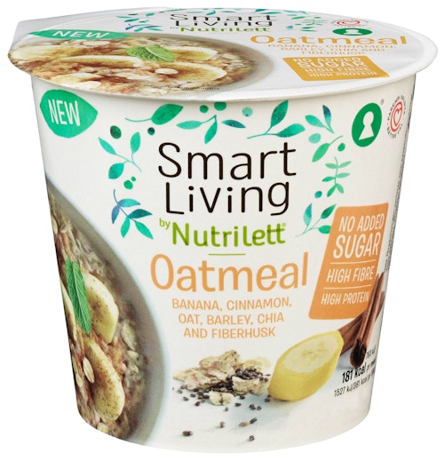 Bilde: © Nutrilett / Kolonial.no Nutrilett Smart Living Oatmeal Banana 50 g