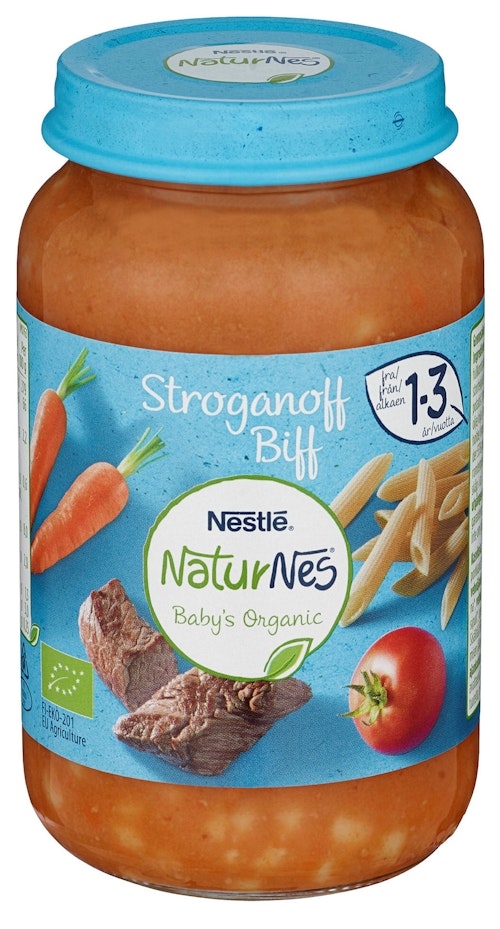 Bilde: © Nestlé / Oda Nestlé Biff Stroganoff Med Pasta fra 1-3 år, 220 g