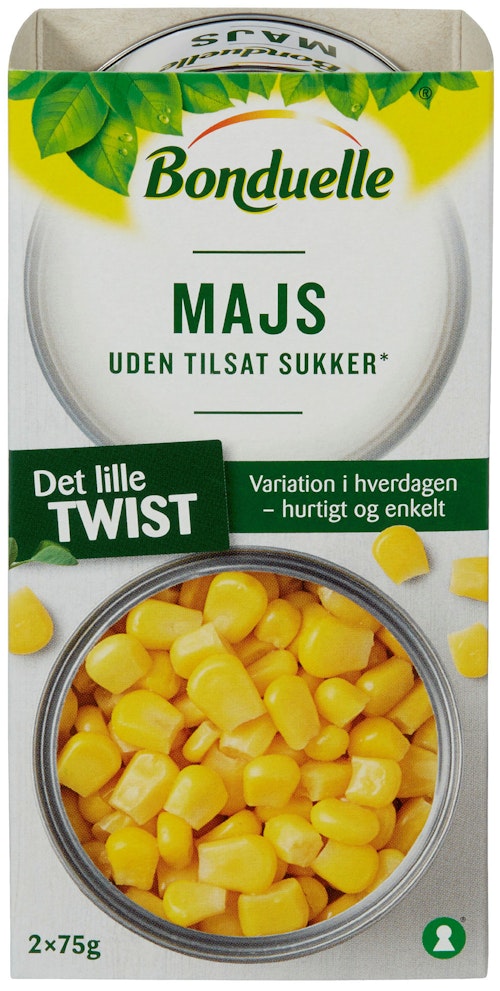 Bilde: © Bonduelle / Kolonial.no Bonduelle Maiskorn Mini 2 x 75g, 150 g
