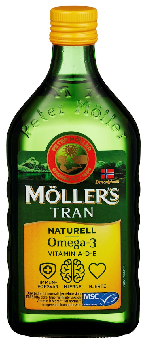 Bilde: © Möller's / Kolonial.no Möller's Tran Naturell, 500 ml