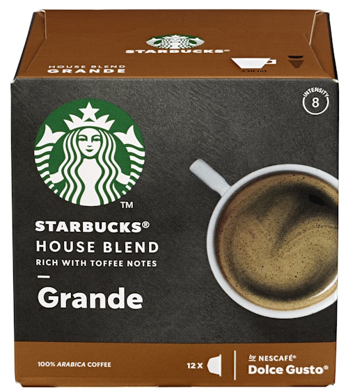 Bilde: © Dolce Gusto / Oda Dolce Gusto Starbucks House Blend X12 102g 12 stk