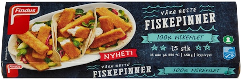 Bilde: © Findus / Oda Findus Fiskepinner 450 g