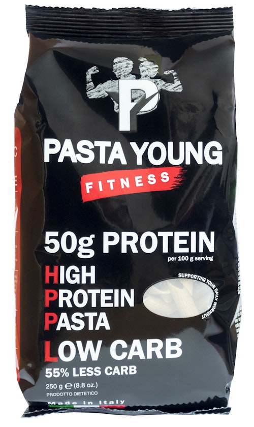 Bilde: © Young Fitness / Kolonial.no Young Fitness Pasta High Protein 250 g