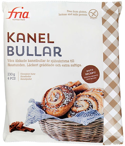 Bilde: © Fria / Kolonial.no Fria Kanelboller Glutenfri 230 g