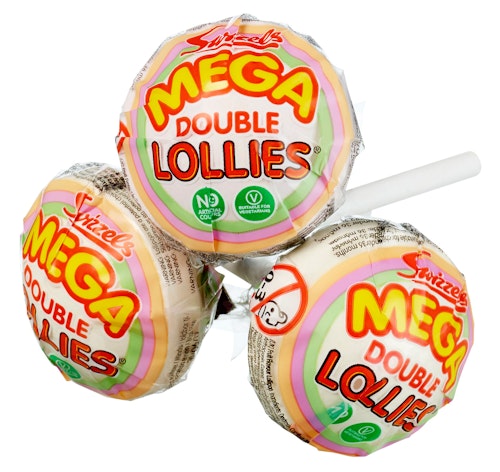 Mega Double Lolly Swizzel 1 stk