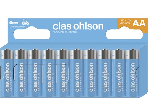 Bilde: © Clas Ohlson / Oda Clas Ohlson Co-batteri AA LR06