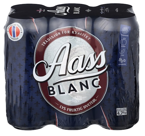Bilde: © Aass Bryggeri / Oda Aass Bryggeri Aass Blanc 6 x 0,5l, 3 l