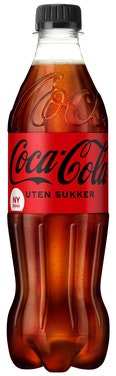 Bilde: © Coca-Cola / Oda Coca-Cola Coca-Cola Uten Sukker 0,5 l