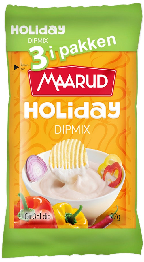 Bilde: © Maarud / Oda Maarud Dipmix Holiday, 3-pakk, 66 g