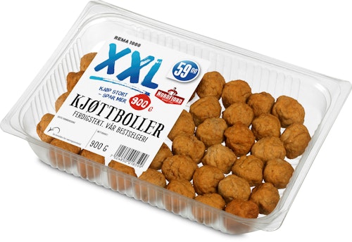 Bilde: © REMA 1000 / Kolonial.no REMA 1000 XXL Kjøttboller 900 g