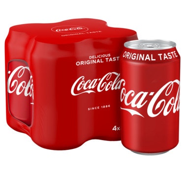 Coca-Cola Coca-Cola Regular 4 x 0,33l